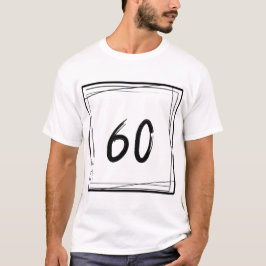 Minimalistnummer 60 t shirt