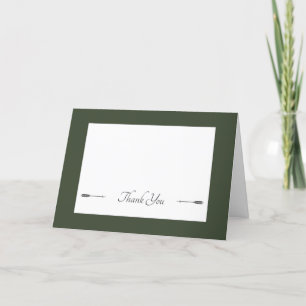 Minimalistpilar Bröllop OLIV GRÖNT Tack Kort