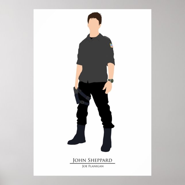 Minimalistplattor i Stargate Atlantis Poster (Framsidan)