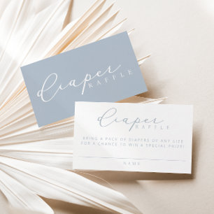 Minimalistskript - babyskare - förvrängningskort placeringskort