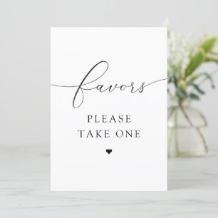 Minimalistskript för ASHER-Elegant Ta ett favoritt Inbjudningar
