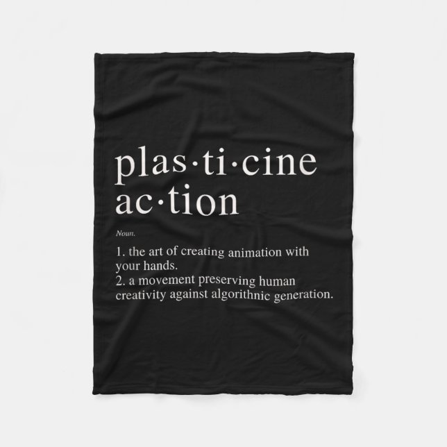 Minimaliststöd för HU för plastiska åtgärder Fleecefilt (Framsidan)
