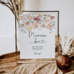 Minimalisttecken för vilda blommor mimosa pub poster<br><div class="desc">Det finns tillgängliga signeringsobjekt för minimalistiska jokerblommor i Mimosa pub.</div>