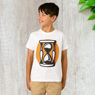 Minimalisttid för retro-timglastimmer t shirt
