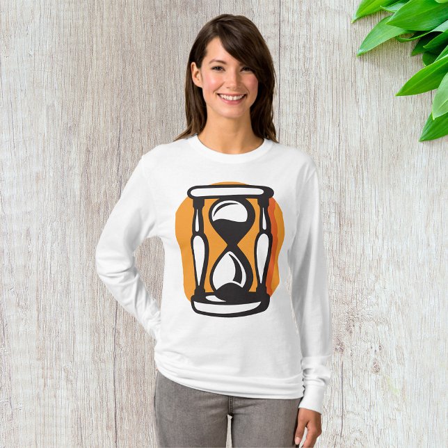Minimalisttid för retro-timglastimmer t shirt (Skapare uppladdad)