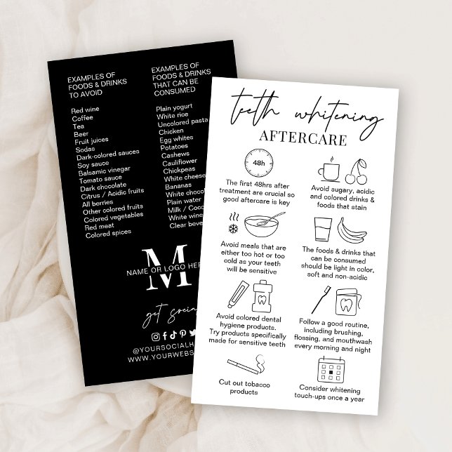 Minimalisttids andningsavvänjningsinstruktioner fö visitkort (Skapare uppladdad)