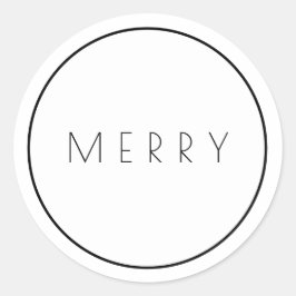 Minimalistvita munkavlor med Gräns Runt Klistermärke