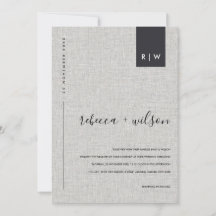 MINIMALMJÖLKSMÄLT MODERN GRÅTT LINEN TYPOGRAFI BRÖ