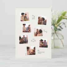 Minimalt 7-fotokort för helgdag