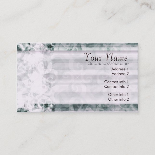 Minimalt Affärskort Visitkort (Framsida)