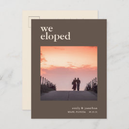 Minimalt är att vi har utvecklat ett meddelande om