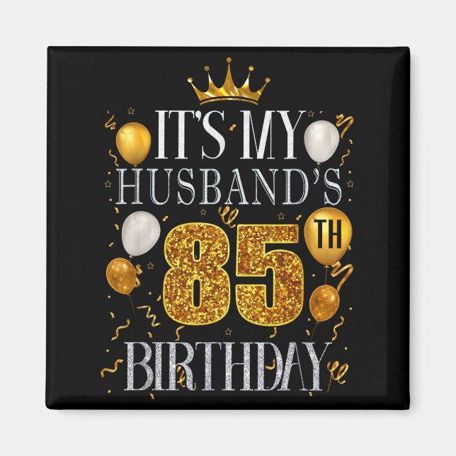 Minimalt är det hans 85-årsdag Glad Magnet (Framsidan)