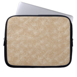 Minimalt Batik Blommönster Laptop Fodral