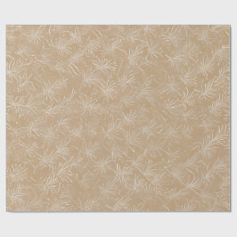 Minimalt Batik Blommönster Presentpapper