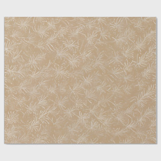Minimalt Batik Blommönster Presentpapper