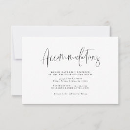 Minimalt boendekort för typografi OSA kort