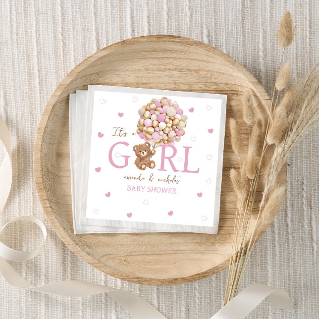 Minimalt Boho-band med ballongens Rosa Pappersservett (Skapare uppladdad)