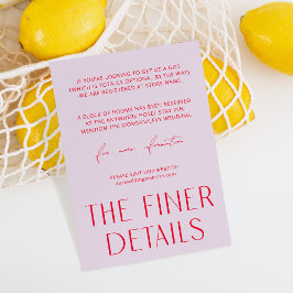 Minimalt enkelt höljekort för Lila och Magenta Tilläggskort