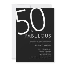 Minimalt Fifty och fantastisk 50-årsfest