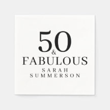 Minimalt Fifty och fantastisk 50-årsfest