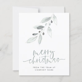 Minimalt God jul-kort för budgeterad Logotyp