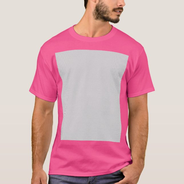 Minimalt grått prickmönster  t shirt (Framsida)