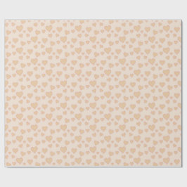 "Minimalt hjärta Kärlekspapper – Beige Estet Presentpapper