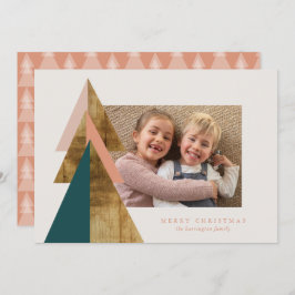 Minimalt Julgran-kort Kort