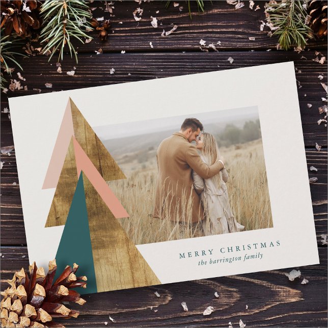 Minimalt Julgran-kort Kort (Skapare uppladdad)