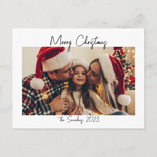 Minimalt julvykort helg vykort (Framsida)