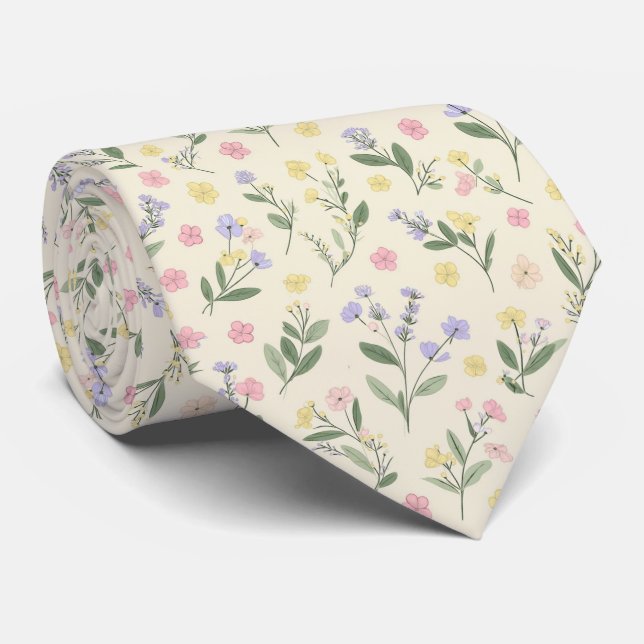 Minimalt mikroblommönster slips (Rullad)
