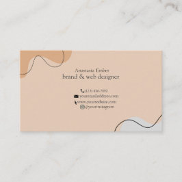 Minimalt modernt lyxAffärskort Visitkort