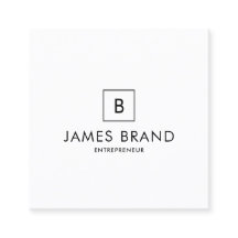 Minimalt monogram för elegant