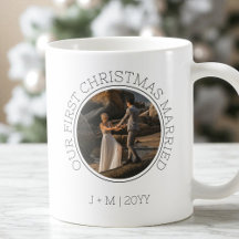 Minimalt par 2 foto vår första jul gift