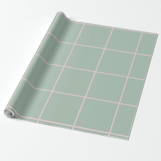 Minimalt rutnät med färgmönster presentpapper