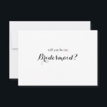 Minimalt skript blir mitt Bridesmaid-kort Tack Kort<br><div class="desc">Modern och elegant-designutskriften Minimal Script kommer att göra att du blir mitt Bridesmaid-Frieri kort som kan anpassas med din text. Klicka på knappen "Anpassa" och använda verktyg som är utformat för att ändra mallen. Kolla in Graphic Art Design-arkivet för andra produkter som matchar den här designen!</div>