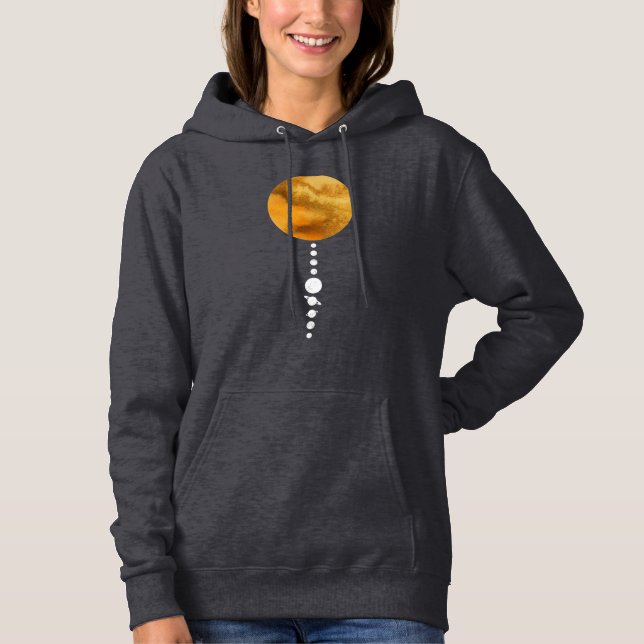 Minimalt solenergisystem t shirt (Framsida)