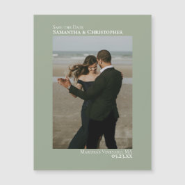 Minimalt spara Lodrät Photo Sage Magnet