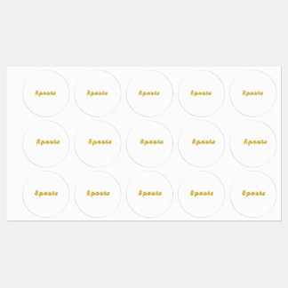 Minimalt sportläge klistermärke