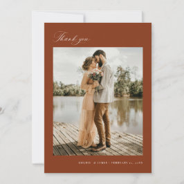 Minimalt tack för att du har Bröllop-fotoavisering Inbjudningar