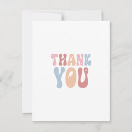 Minimalt tackkort julkort