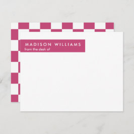 Minimalt Trendig för kvadratisk Snyggt Modern ante Anteckningskort