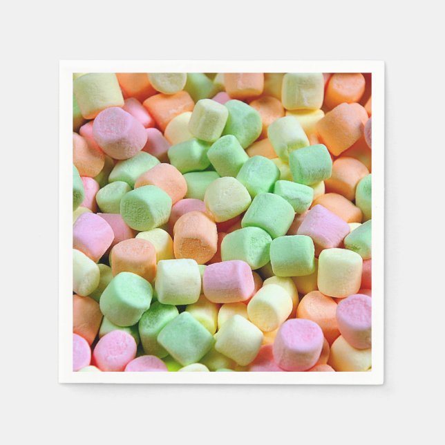 Minimarshmallow Pappersservett (Framsidan)
