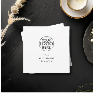 Minimera din Möte påminnelse - Logotyp Tidsbeställning Kort