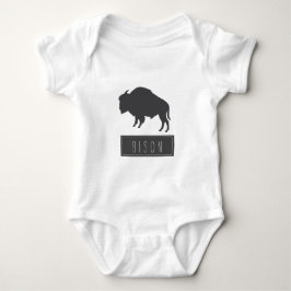 Minimering av funkyns Snyggt Bison T Shirt