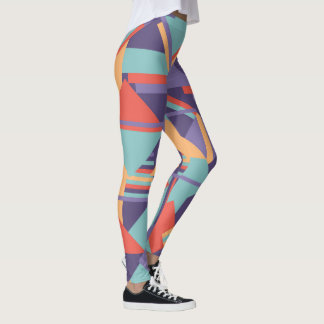 Minimidesign för geometrisk konst leggings