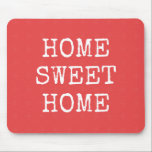 Minimidesign för hemsött hem musmatta<br><div class="desc">Coral rosa modern geometric mönster,  hemsöt anpassningsbar,  enkel elegant,  färsk offertdesign,  nykomlingsgåva</div>