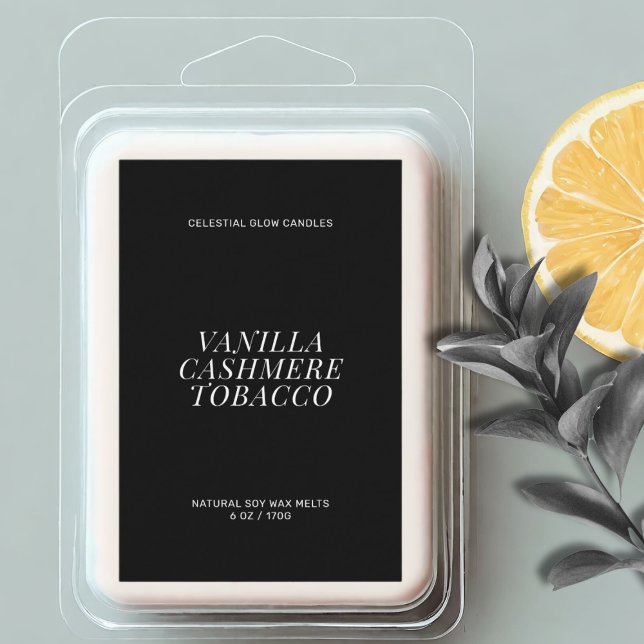 Minimietikett för modern vax-smält mat etikett (Skapare uppladdad)