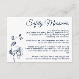 Minimikrav på blommigt eller moderna säkerhetsåtgä tilläggskort