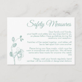 Minimikrav på blommigt eller moderna säkerhetsåtgä tilläggskort